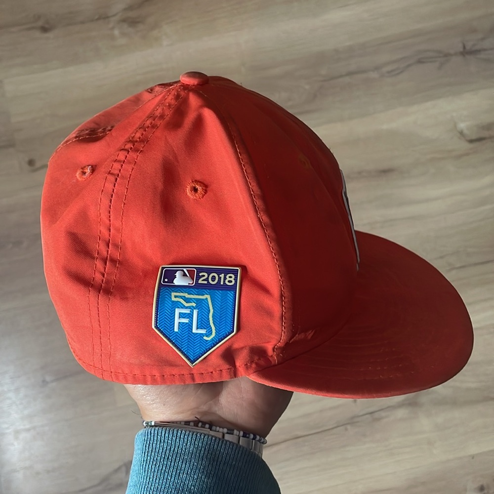 Detroit Tigers 2018‎ Florida Spring Training Hat. Orange. Signs of Wear. 6 7/8 - Picture 2 of 7